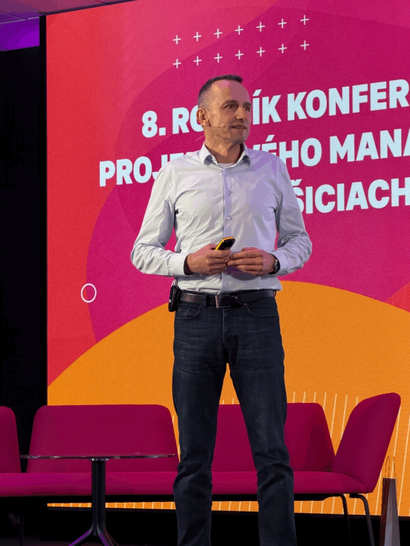 Ľubo na konferenci
